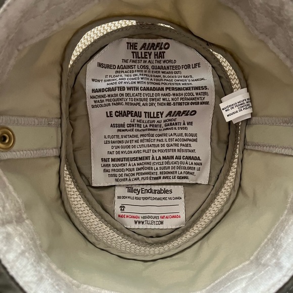 Tilley Endurables Airflo Hat  7 - no strings - Picture 6 of 9